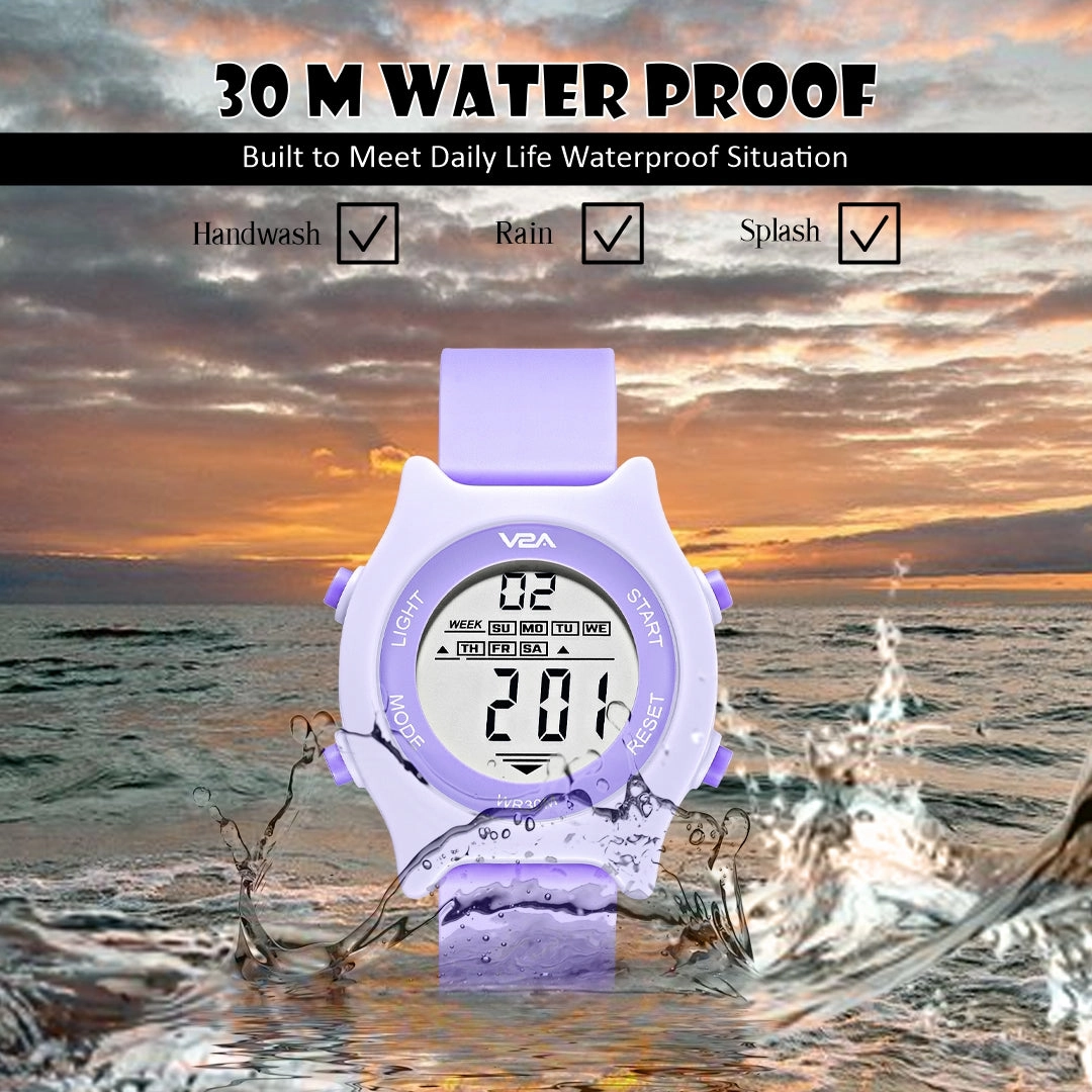 V2A Girls and Boys Kids Watch Gifts for Boys and Girls Age 4-13 for Multi-Functional 30 M Waterproof Digital Sports Watches for 4 5 6 7 8 Year Old Boy and Girls | Birthday Gift for Kids