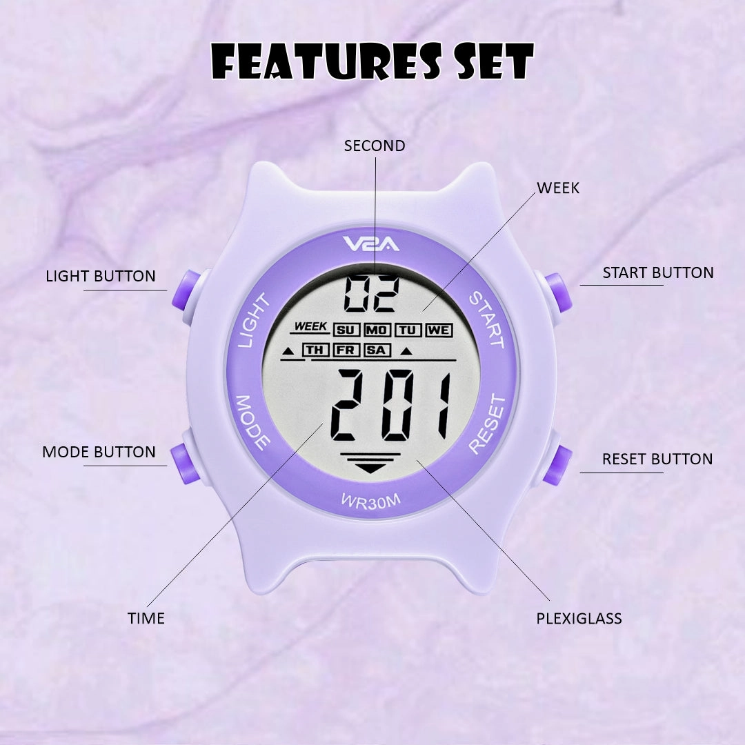 V2A Girls and Boys Kids Watch Gifts for Boys and Girls Age 4-13 for Multi-Functional 30 M Waterproof Digital Sports Watches for 4 5 6 7 8 Year Old Boy and Girls | Birthday Gift for Kids
