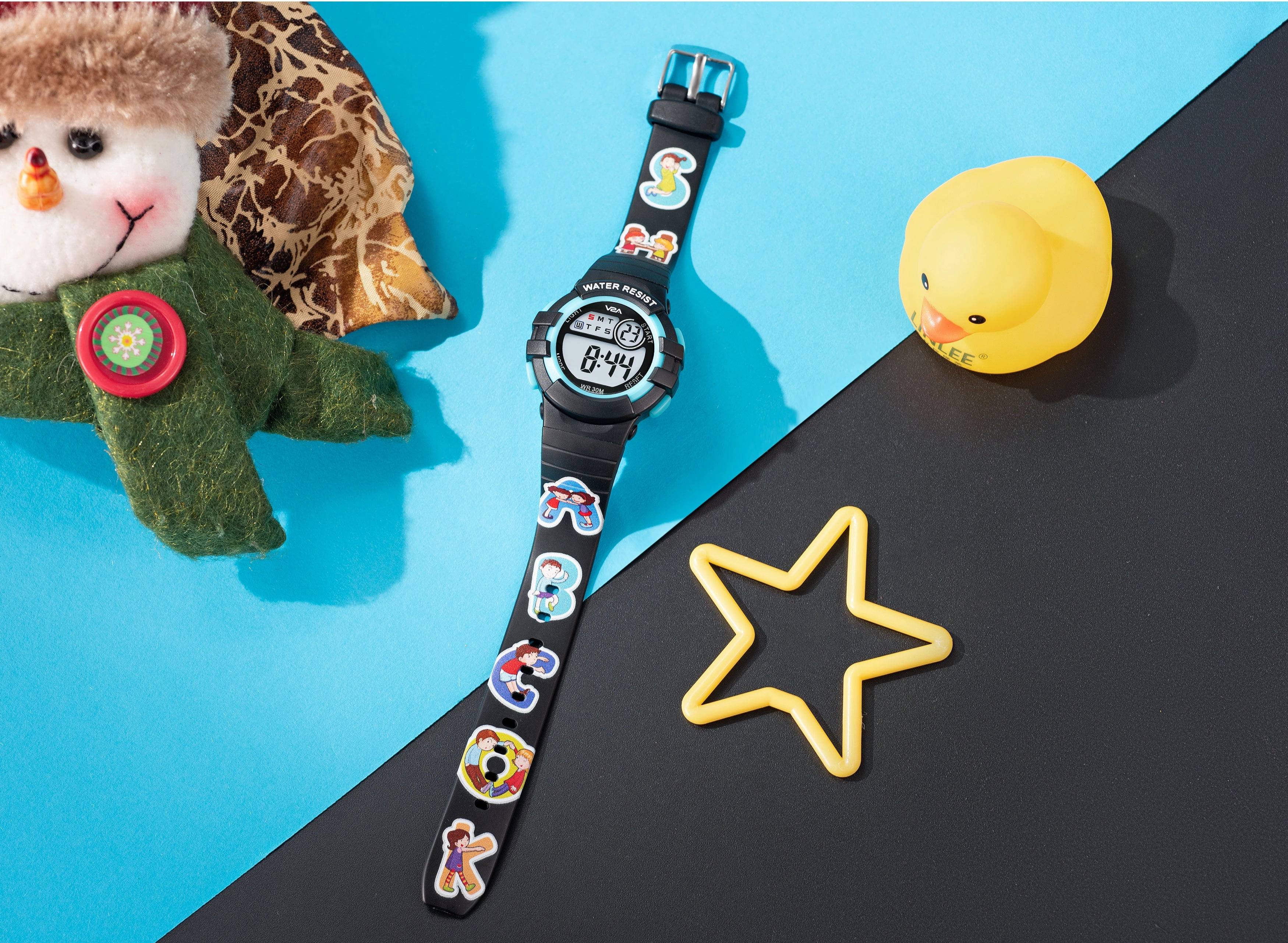 V2A Girls Kids Watch - Gifts for Girls Age 3-10 30 M Waterproof Digital Sports Watches for 3 4 5 6 7 8 Year Old Girls