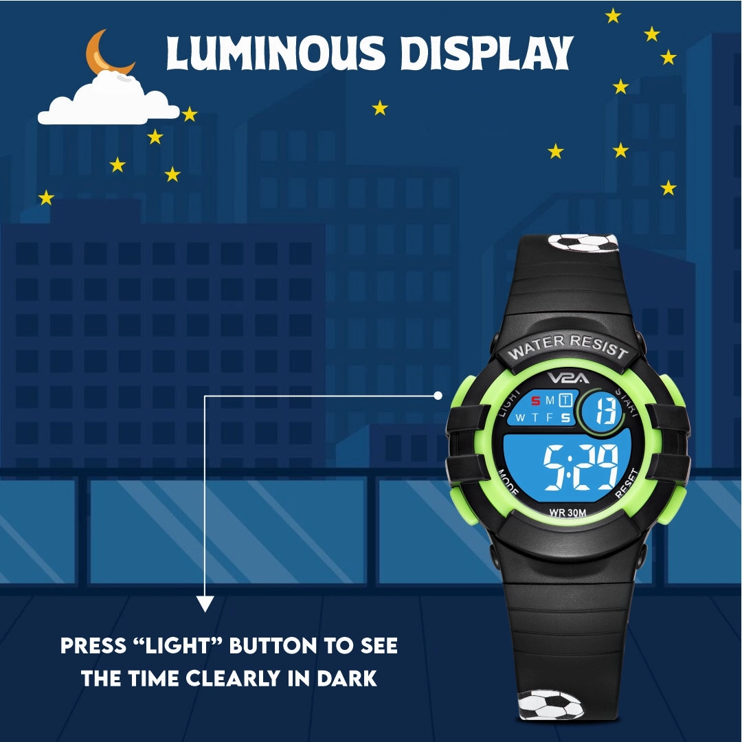V2A Girls Kids Watch - Gifts for Girls Age 3-10 30 M Waterproof Digital Sports Watches for 3 4 5 6 7 8 Year Old Girls