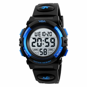 V2A Kids LED 5ATM Waterproof Digital Sports Casual Watch For Boys And Girls,kids watch,smart watch for kids,kids GPS watch,waterproof kids watch,affordable smart watch for kids,watch for 3-10 year old,boys kids watch,girl kids watch