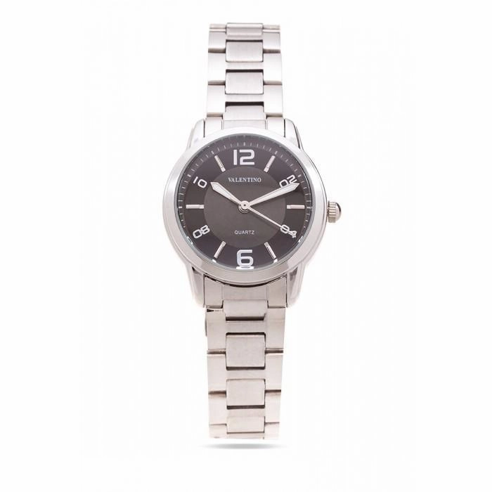 Valentino 20121912-Black Dial Stainless Strap Watch For Women Affordable casual watches Sporty casual watches Affordable luxury casual watches