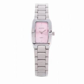 Valentino 20121949-PINK SILVER STAINLESS BAND Watch For Women Affordable casual watches Sporty casual watches Affordable luxury casual watches