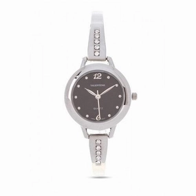 Valentino 20121982-BLACK SILVER FASHION METAL ALLOY STRAP Watch for Women Affordable casual watches Sporty casual watches Affordable luxury casual watches