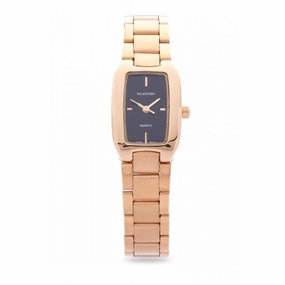 Valentino 20122019-BLACK DIAL GOLD STAINLESS STEEL STRAP Watch for Women Affordable casual watches Sporty casual watches Affordable luxury casual watches