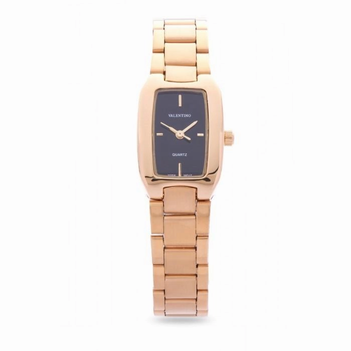 Valentino 20122019-BLACK DIAL GOLD STAINLESS STEEL STRAP Watch for Women Affordable casual watches Sporty casual watches Affordable luxury casual watches