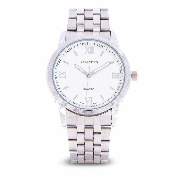 Valentino 20122123-SIL - SILVER INDEX Silver Stainless Steel Band Watch for Men Affordable casual watches Sporty casual watches Affordable luxury casual watches