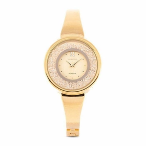 Valentino 20122148-GOLD DIAL Gold Fashion Metal Band Watch for Women Affordable casual watches Sporty casual watches Affordable luxury casual watches