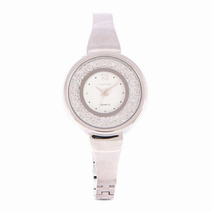 Valentino 20122150-MOP DIAL Silver Fashion Metal Band Watch for Women Affordable casual watches Sporty casual watches Affordable luxury casual watches