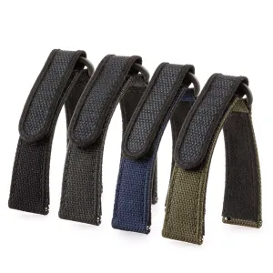 Velcro watch strap - Cordura (black, grey, blue, kaki) Luxury watch bands Limited edition watch bands