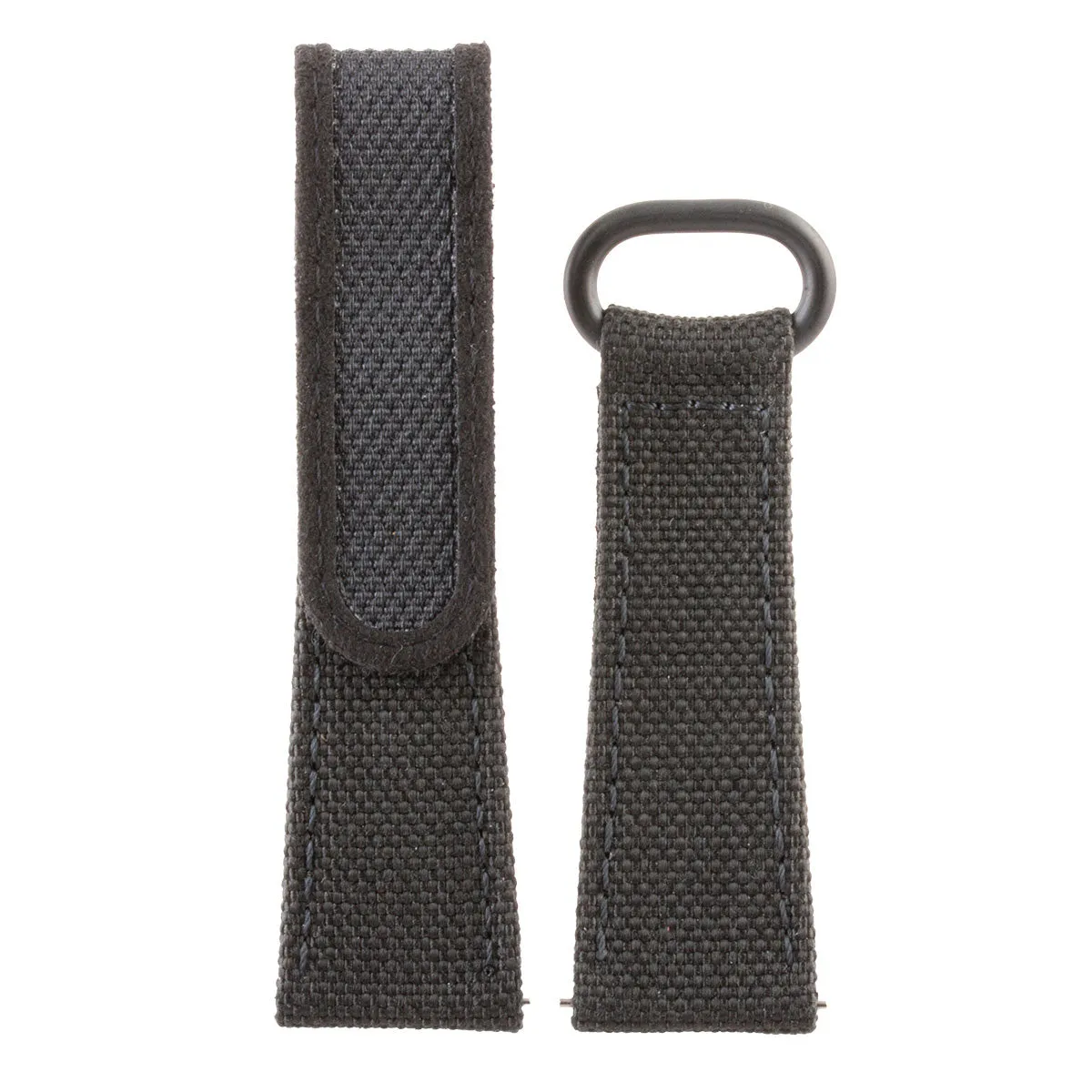 Velcro watch strap - Cordura (black, grey, blue, kaki)
