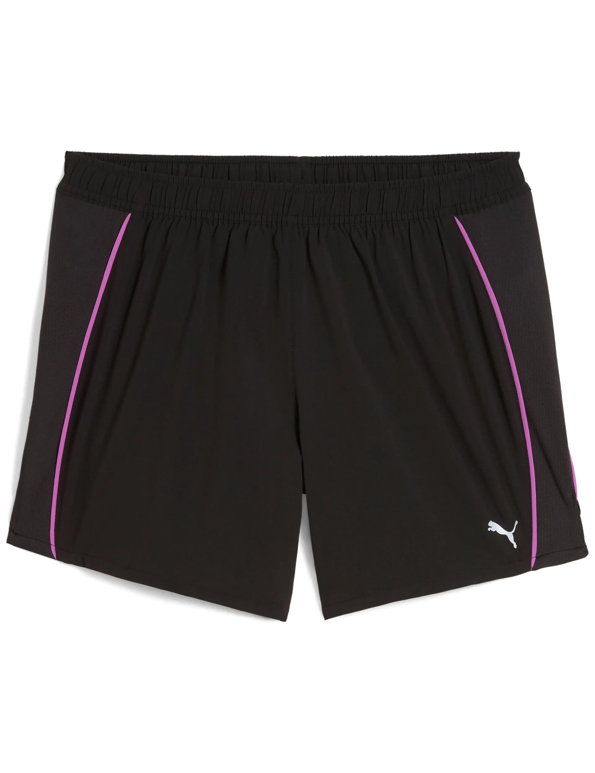 Velocity 5" Running Shorts - Black/Wild Berry