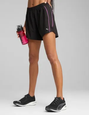 Velocity 5" Running Shorts - Black/Wild Berry