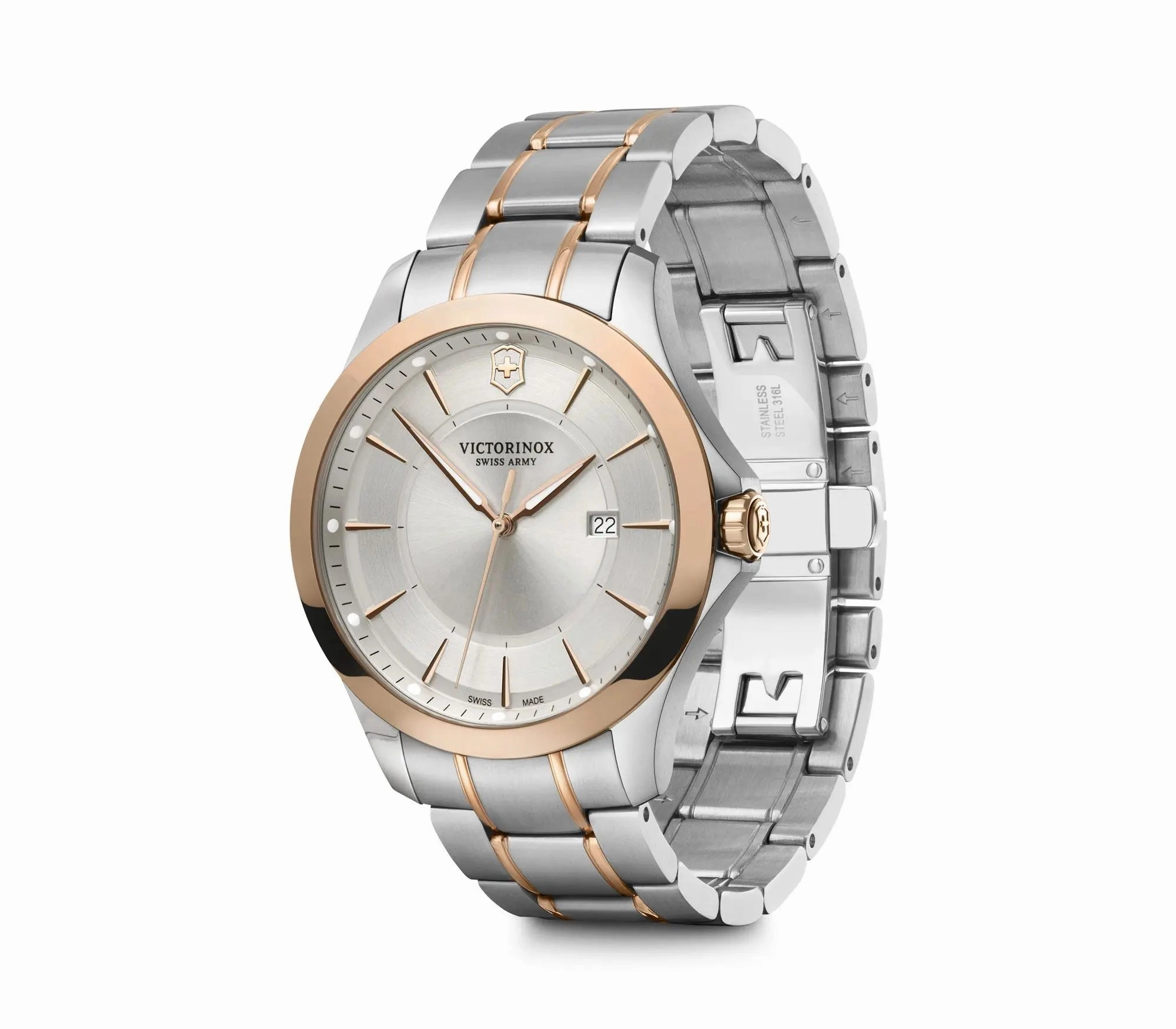 Victorinox Alliance Silver Dial Mens Watch 241912