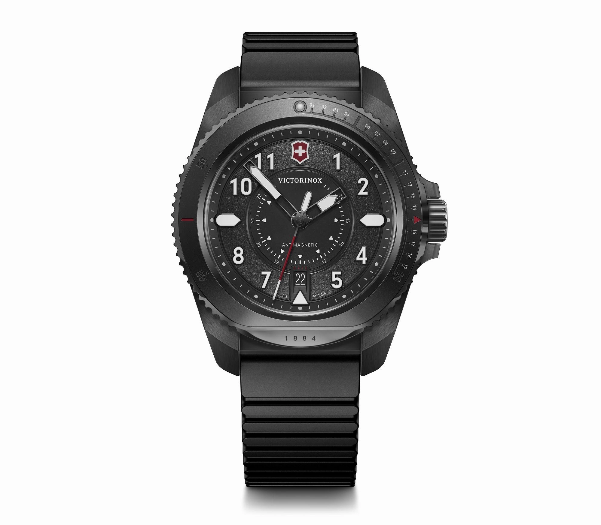 Victorinox Journey 1884 Black Dial Mens Watch 241982 