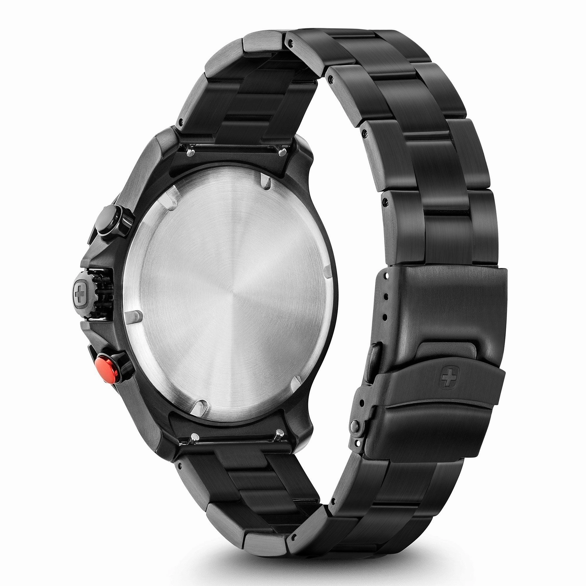 Wenger Seaforce Chrono Black Dial Stainless Steel Watch 01.0643.121