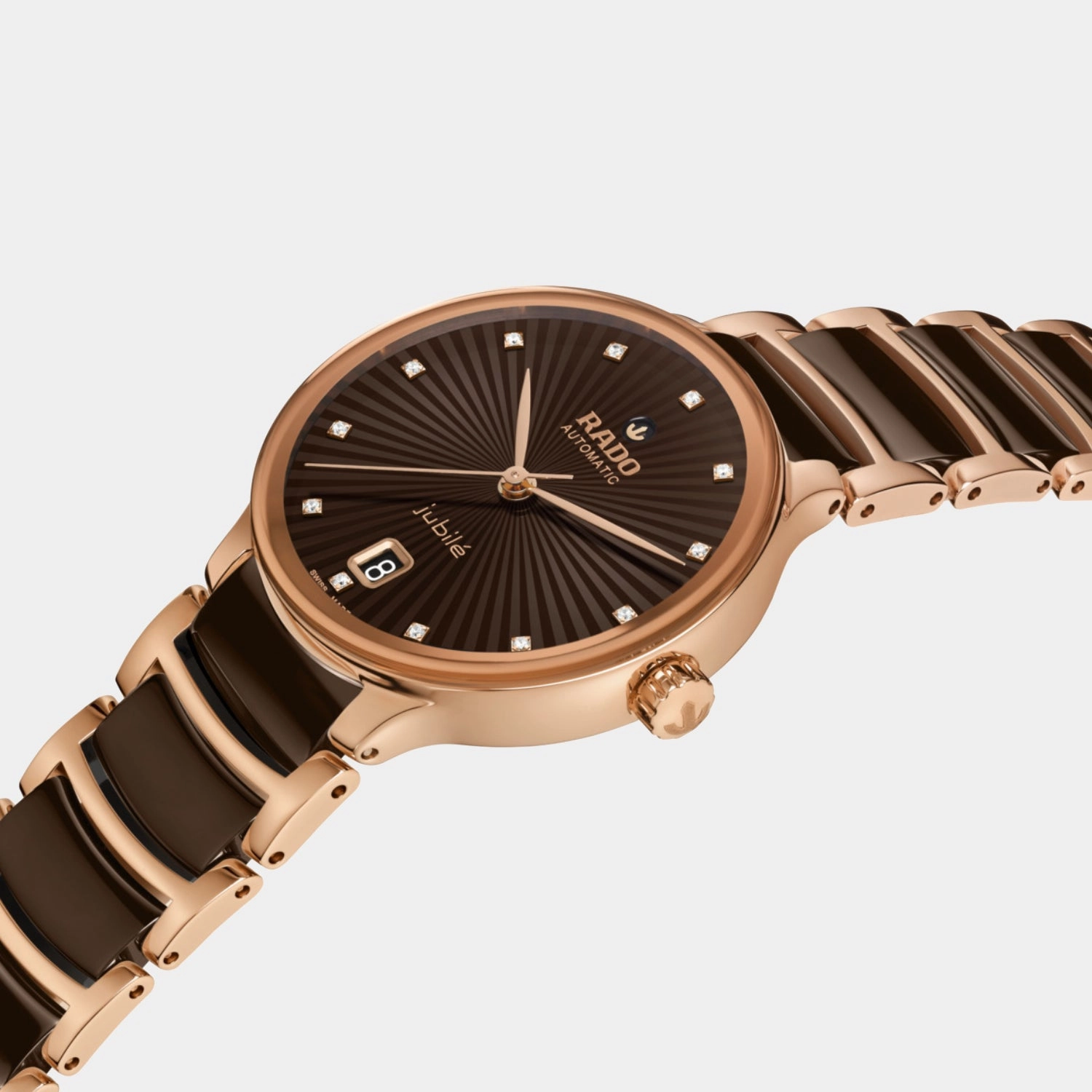 Women Automatic Brown Dial Analog Ceramic Watch R30037732