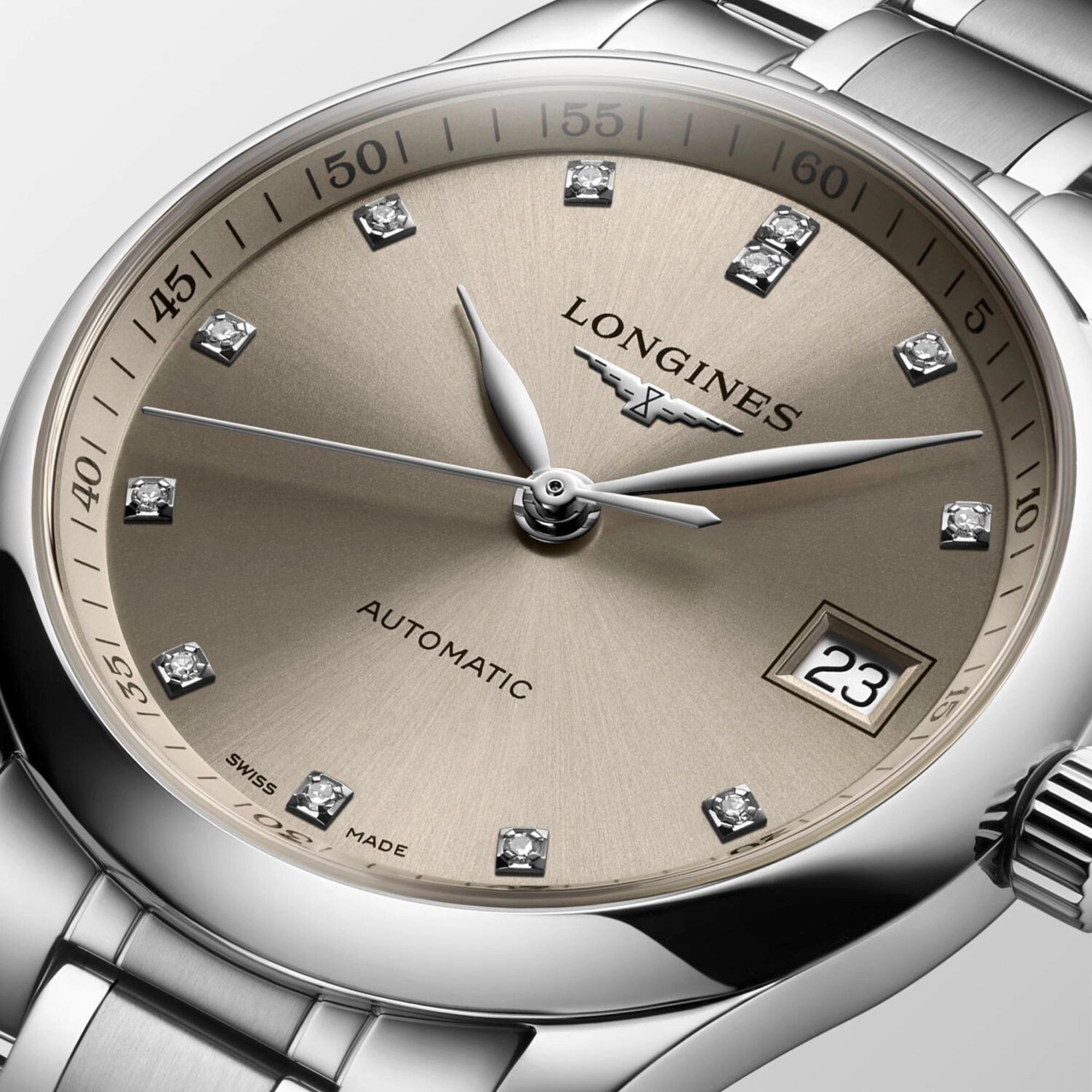 Women Grey Automatic Stainless Steel Watch L23574076
