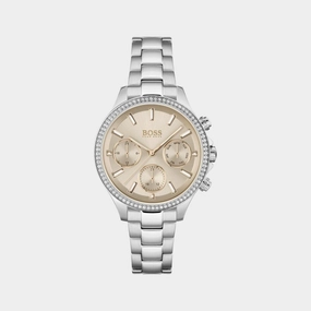 Women Pink Stainless Steel Chronograph Watch 1502565 women watches best women watches affordable women's watches branded women watches