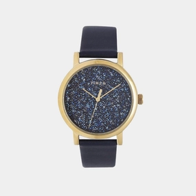 Women Quartz Blue Dial Analog Leather Watch TW2R98100 women watches best women watches affordable women's watches branded women watches