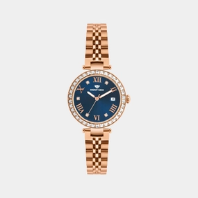 Women Quartz Blue Dial Analog Metal Watch 4505E-M3305 women watches best women watches affordable women's watches branded women watches