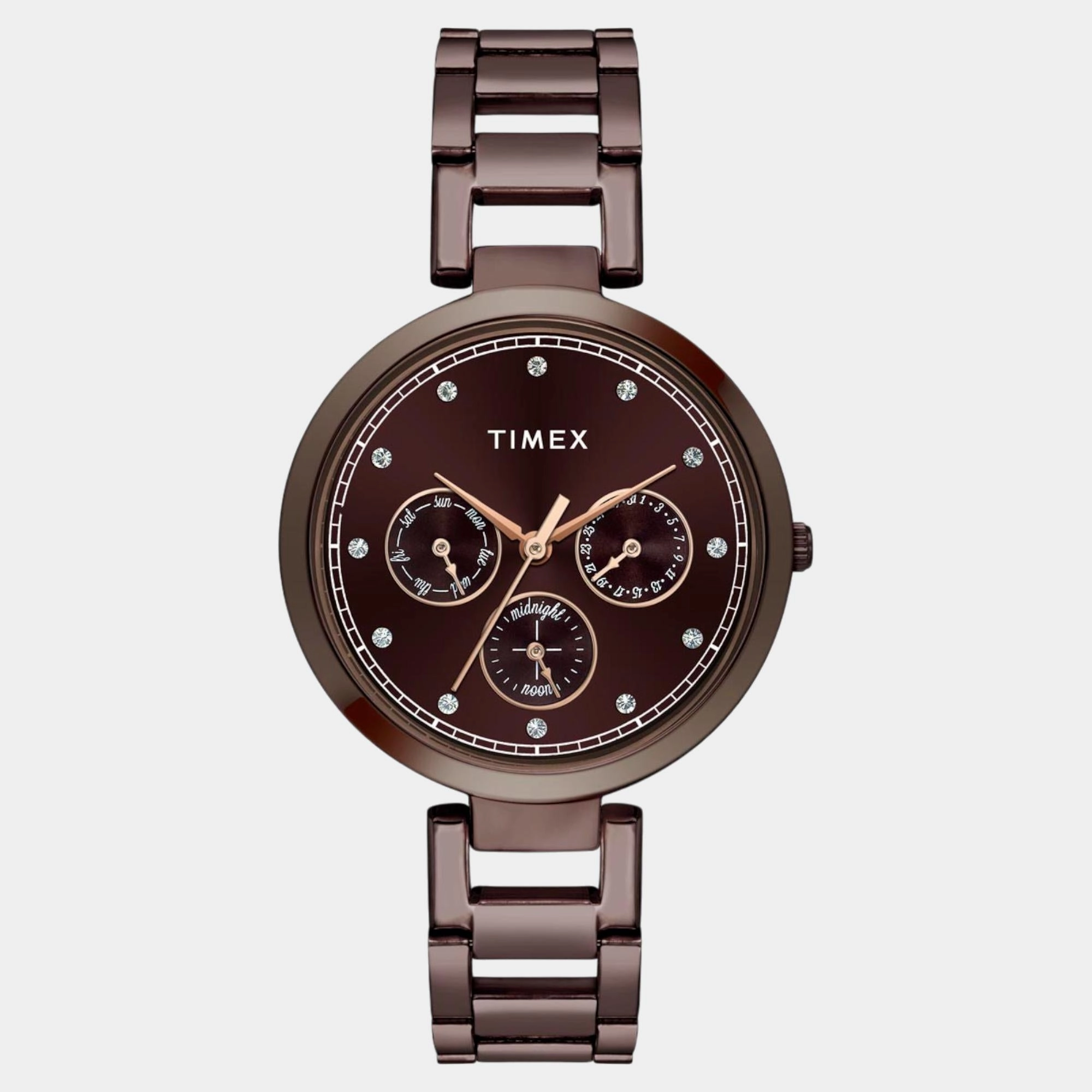 Women Quartz Brown Dial Multi-Function Stainless Steel Watch TW000X267 women watches best women watches affordable women's watches branded women watches