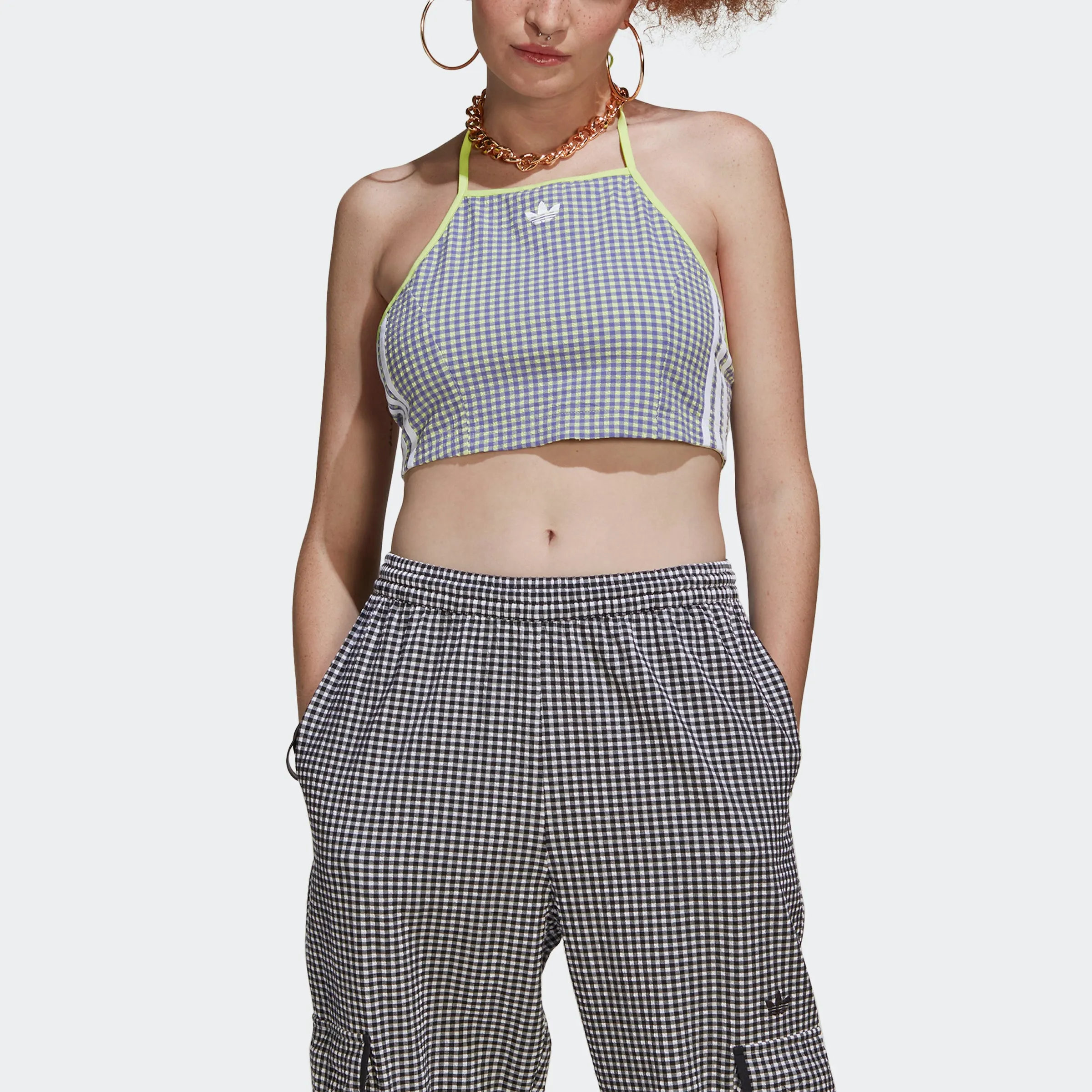 Women's adidas Gingham Top adidas Shoes