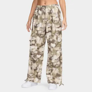 Womens Nike Nike Sportswear Women's Camo Cargo Pants Light Orewood Brown / Sail