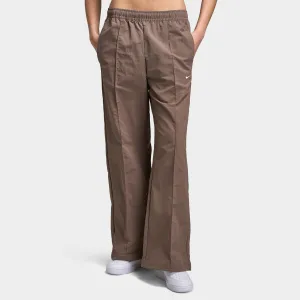 Womens Nike Nike Sportswear Women's Mid-Rise Open-Hem Pants Mink Brown / White