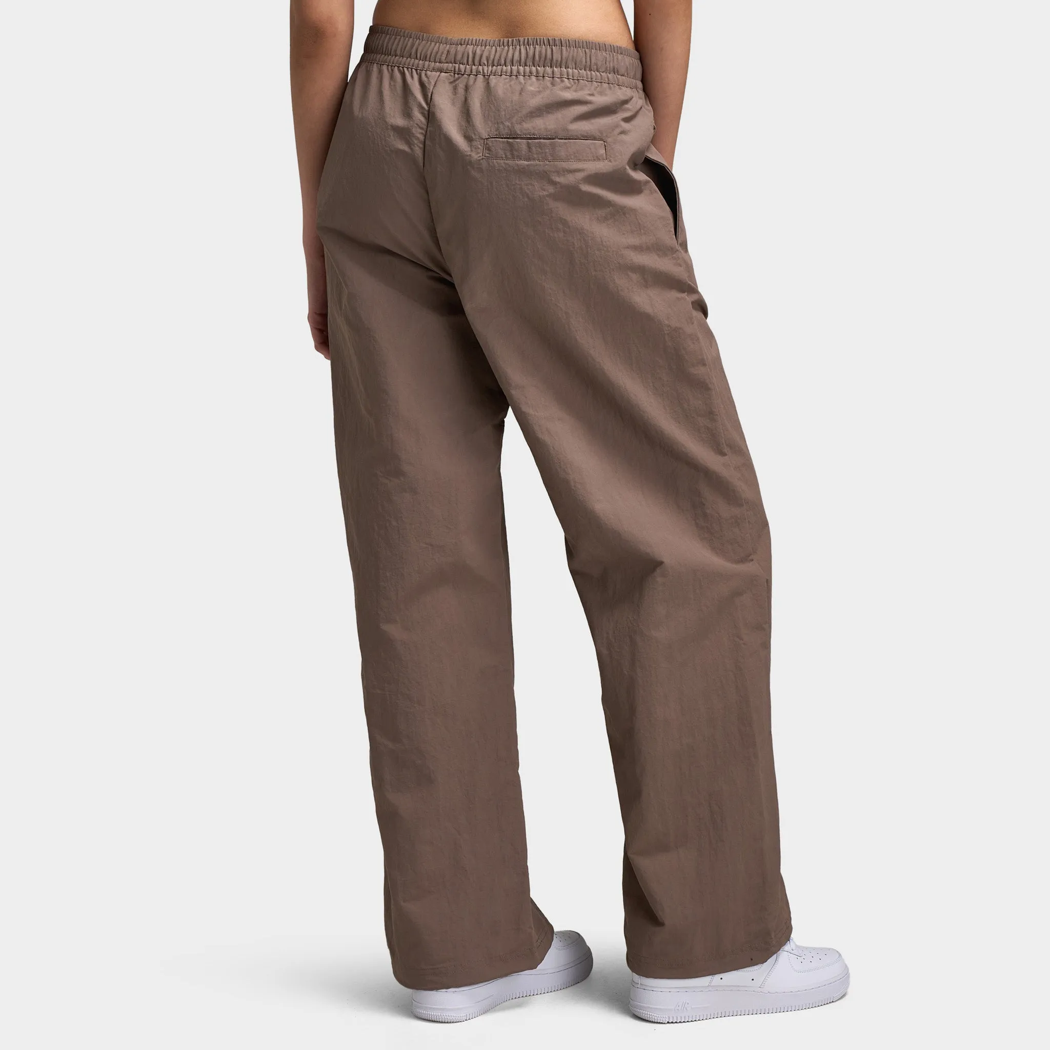 Womens Nike Nike Sportswear Women's Mid-Rise Open-Hem Pants Mink Brown / White