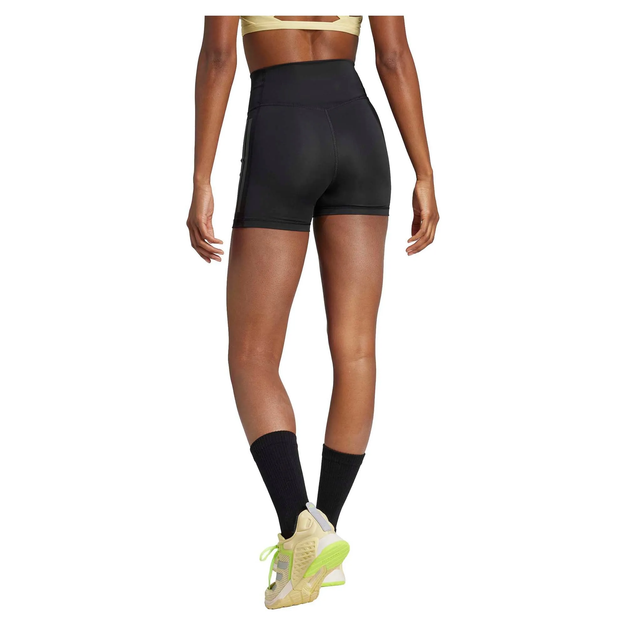 Women's Optime 3-Stripes 1/4 4 Inch Bike Shorts