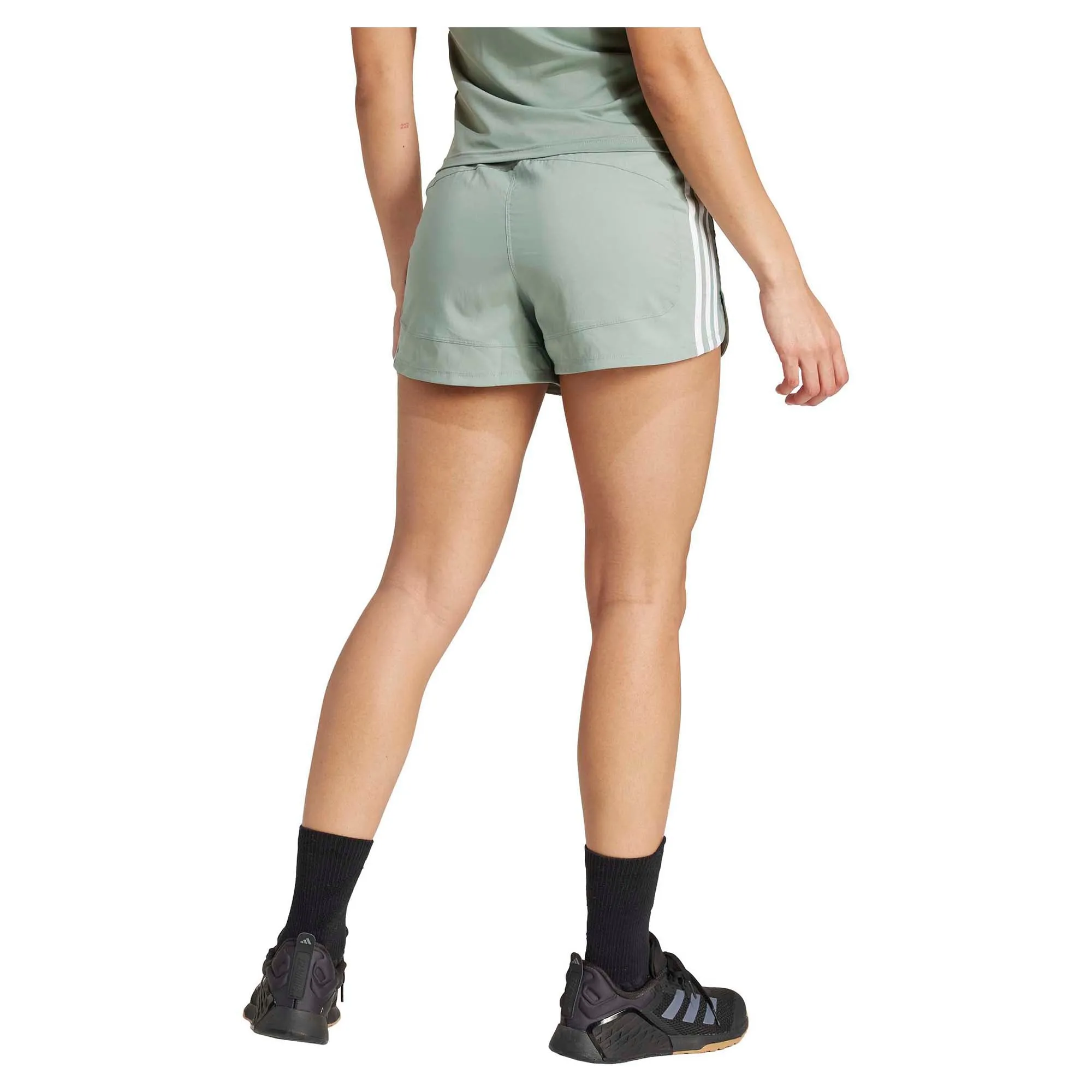 Women’s Pacer Training 3-Stripes Woven High-Rise 3 Inch Shorts