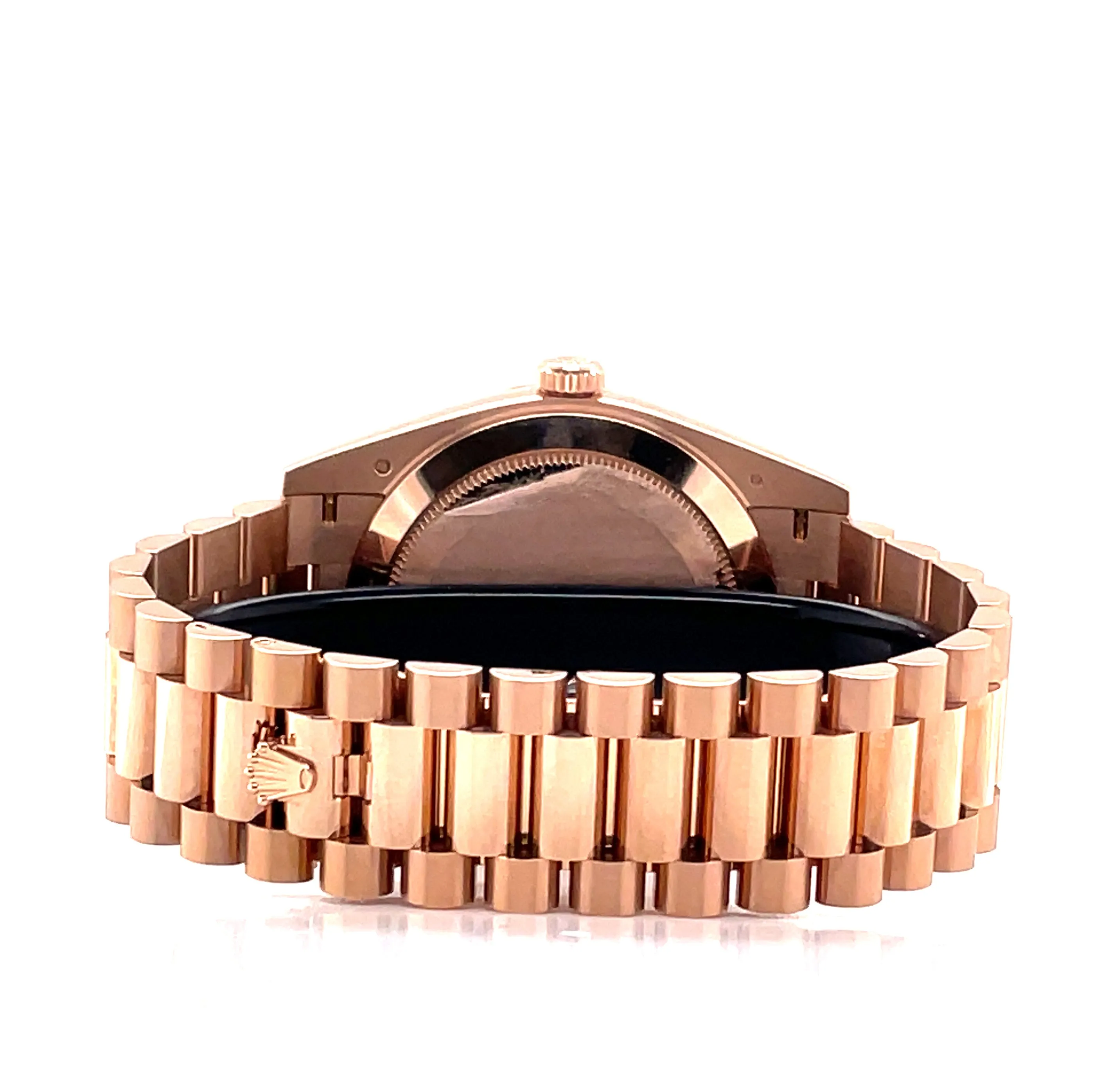   x Day-Date President 40mm White Roman 228235 Rose Gold Box And Papers Preowned