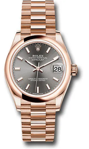   x Everose Gold Datejust 31 Watch - Domed Bezel - Rhodium Index Dial - President Bracelet 278245 dkrhip Datejust watch for sale   x Datejust watch