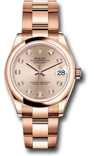   x Everose Gold Datejust 31 Watch - Domed Bezel - Ros Diamond Dial - Oyster Bracelet 278245 rsdo Datejust watch for sale   x Datejust watch