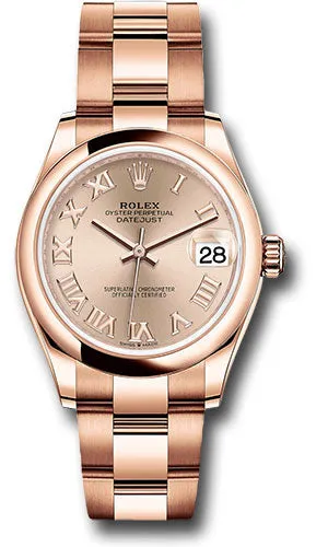   x Everose Gold Datejust 31 Watch - Domed Bezel - Ros Roman Dial - Oyster Bracelet 278245 rsro Datejust watch for sale   x Datejust watch