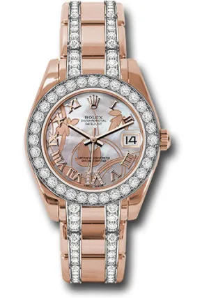   x Everose Gold Datejust Pearlmaster 34 Watch - 32 Diamond Bezel - Goldust Dream Roman Dial - 81285 gdddrdp Datejust watch for sale   x Datejust watch