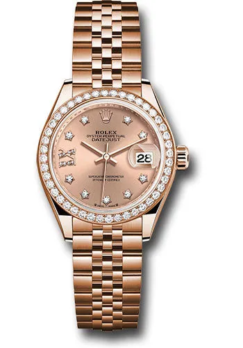   x Everose Gold Lady-Datejust Watch - Diamond Bezel - Ros Star Diamond Roman 9 Dial - Jubilee Bracelet - 279135rbr rs9dix8dj Datejust watch for sale   x Datejust watch