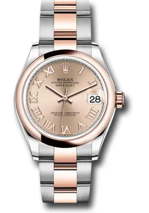   x Everose   sor Datejust 31 Watch - Domed Bezel - Ros Roman Dial - Oyster Bracelet 278241 rsro Datejust watch for sale   x Datejust watch