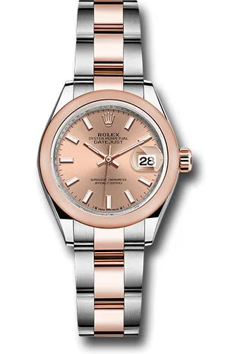   x Everose   sor Lady-Datejust Watch - Domed Bezel - Ros Index Dial - Oyster Bracelet - 279161 rsio Datejust watch for sale   x Datejust watch