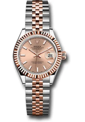   x Everose   sor Lady-Datejust Watch - Fluted Bezel - Ros Index Dial - Jubilee Bracelet - 279171 rsij Datejust watch for sale   x Datejust watch