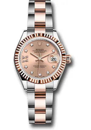   x Everose   sor Lady-Datejust Watch - Fluted Bezel - Ros Star Diamond Roman 9 Dial - Oyster Bracelet - 279171 rs9dix8do Datejust watch for sale   x Datejust watch