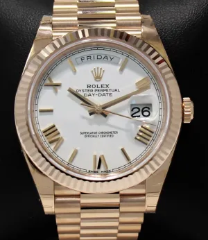   x Oyster Perpetual Day-Date 40 228235 WRP (Unworn)   x day?date watch day date waterproof watch