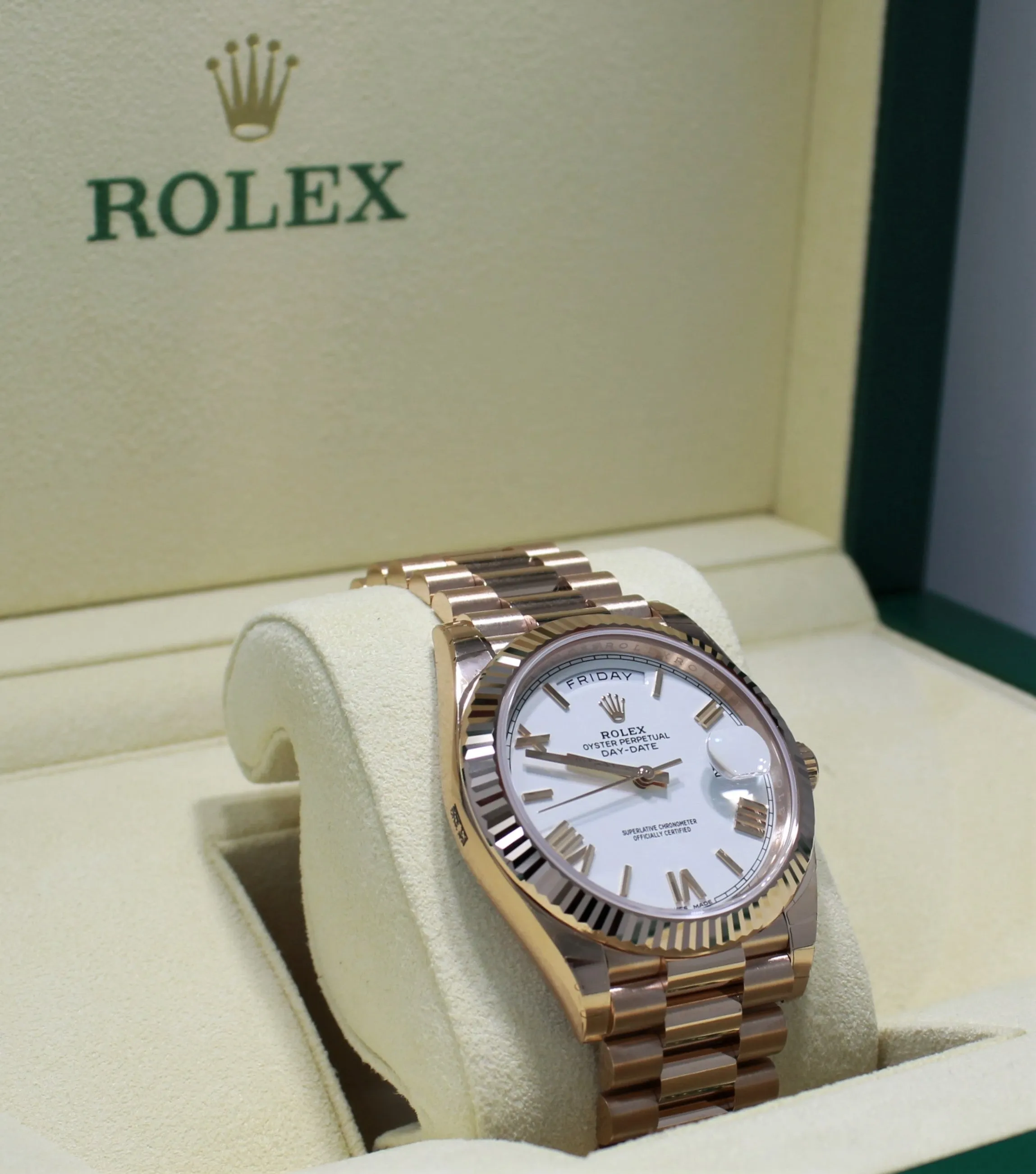   x Oyster Perpetual Day-Date 40 228235 WRP (Unworn)