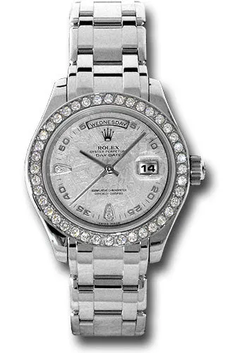   x Platinum Day-date Special Edition 39 Watch - 40 Diamond Bezel - Meteorite Diamond Dial - 18946 met Day-Date Watches Affordable Day-Date Watch