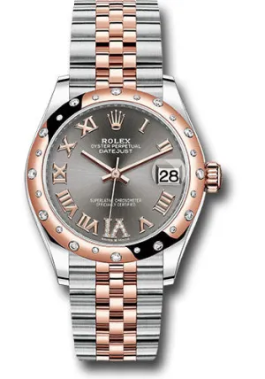   x Steel and Everose Gold Datejust 31 Watch - 24 Diamond Bezel - Mother-Of-Pearl Diamond Dial - Jubilee Bracelet 278341RBR dkrhdr6j Datejust watch for sale   x Datejust watch