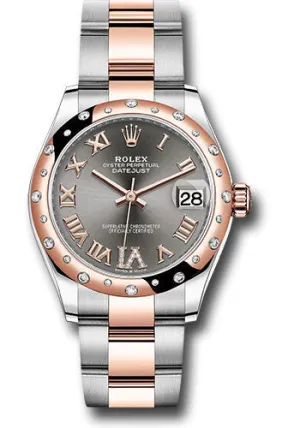   x Steel and Everose Gold Datejust 31 Watch - 24 Diamond Bezel - Mother-Of-Pearl Diamond Dial - Oyster Bracelet 278341RBR dkrhdr6o Datejust watch for sale   x Datejust watch