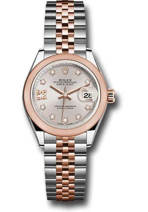   x Steel and Everose Gold   sor Lady-Datejust 28 Watch - Domed Bezel - Sundust Diamond Star Dial - Jubilee Bracelet - 279161 su9dix8dj Datejust watch for sale   x Datejust watch