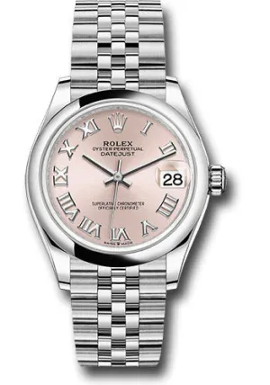   x Steel and White Gold Datejust 31 Watch - Domed Bezel - Pink Roman Dial - Jubilee Bracelet 278240 prj Datejust watch for sale   x Datejust watch