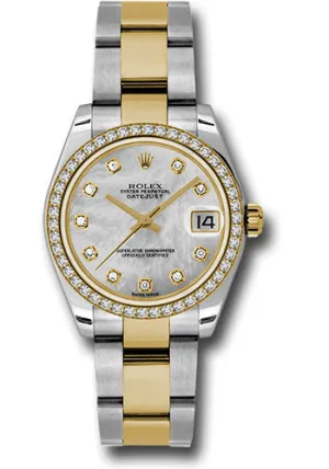   x Steel and Yellow Gold Datejust 31 Watch - 46 Diamond Bezel - Mother-Of-Pearl Diamond Dial - Oyster Bracelet 178383 mdo Datejust watch for sale   x Datejust watch